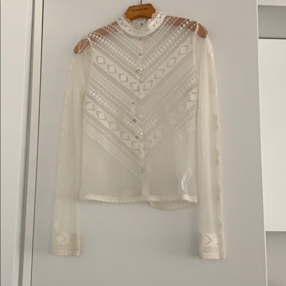 Sheer blouse
